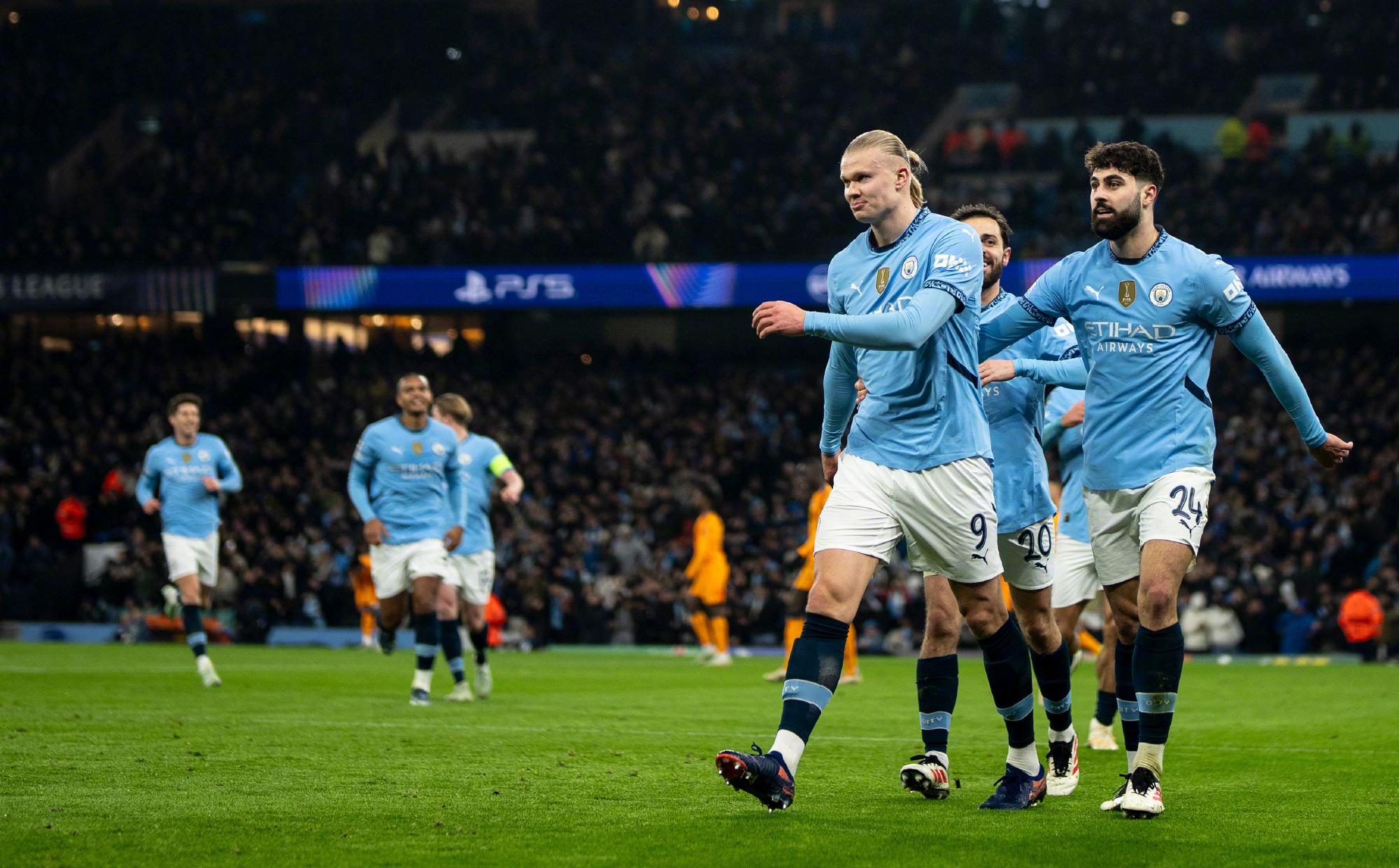 包含曼城爆发进击晋级欧冠四强，球队备战半决赛的词条